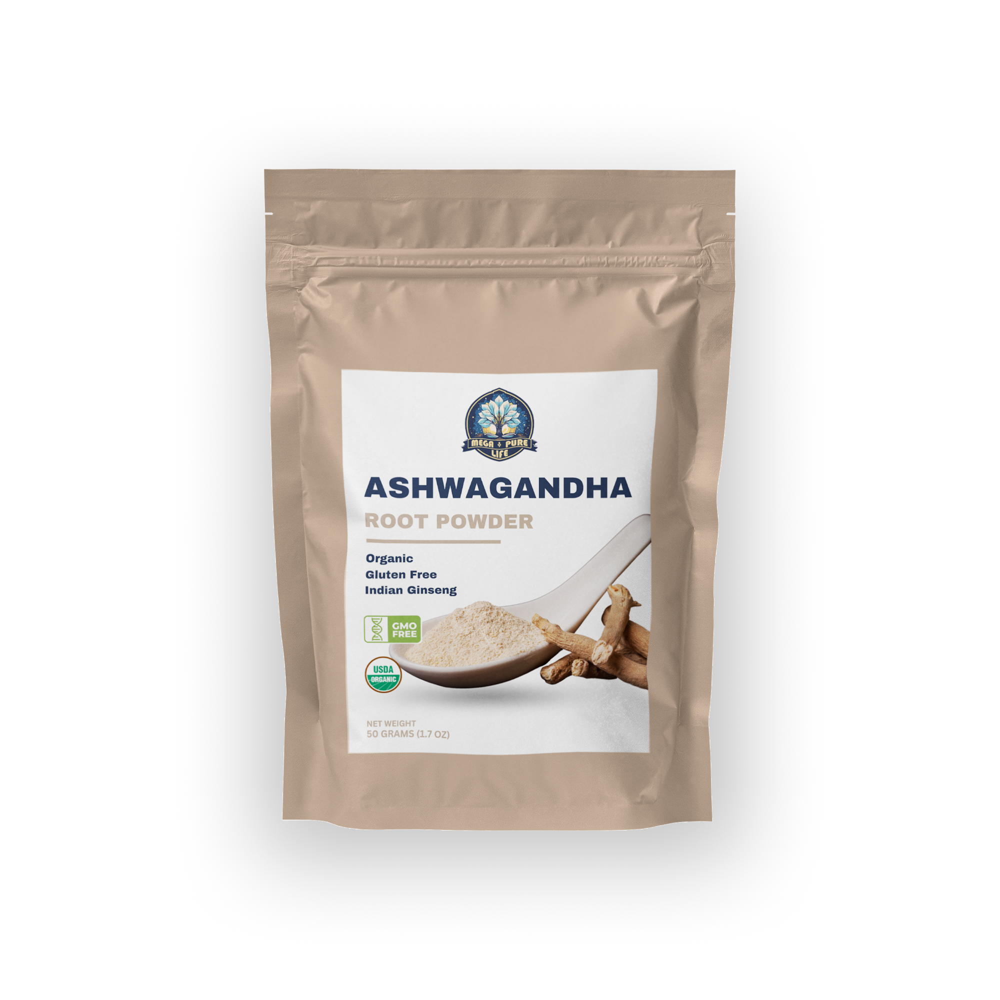 Mega Root Powder Organic Ashwagandha Root Powder – Mega Pure LIfe LLC